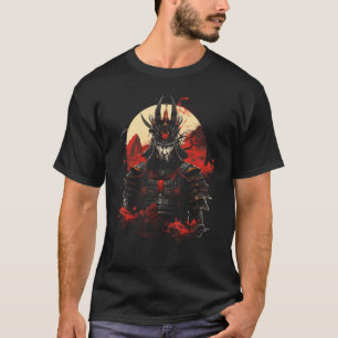Camiseta O guerreiro japonês Samurai Bushido Ronin Japão Ar