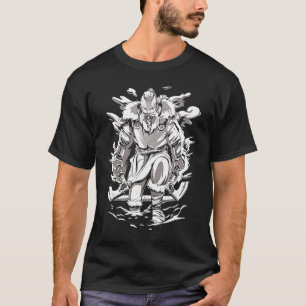 Camiseta O Guerreiro Valhalla Viking Vê-Te Em Valhalla