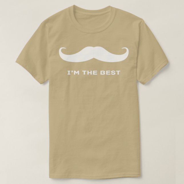 Camiseta O guiador de bigode Ix27m é o melhor (Frente do Design)