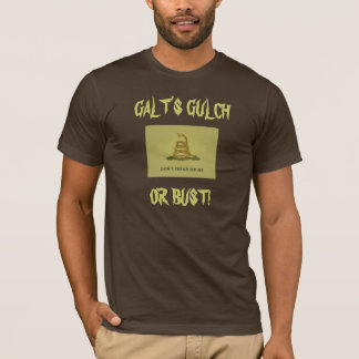 CAMISETA O GULCH OU O BUSTO DE GALT!