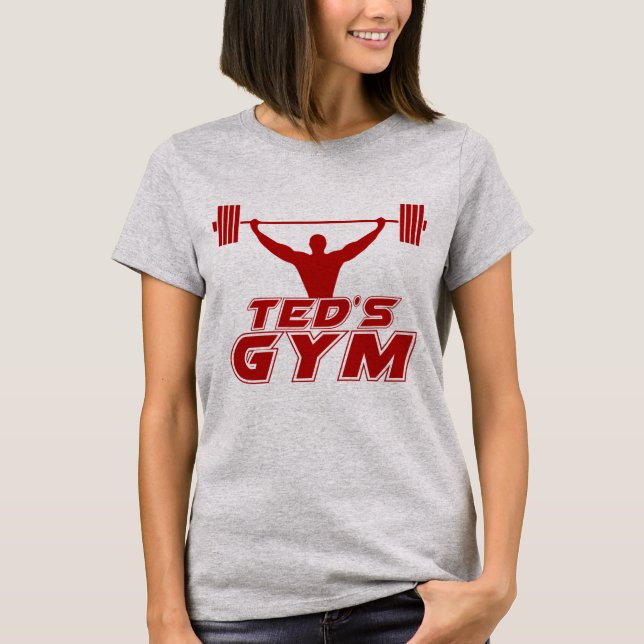 Camiseta O Gym | de Ted do amigo ao t-shirt do noivo (Frente)