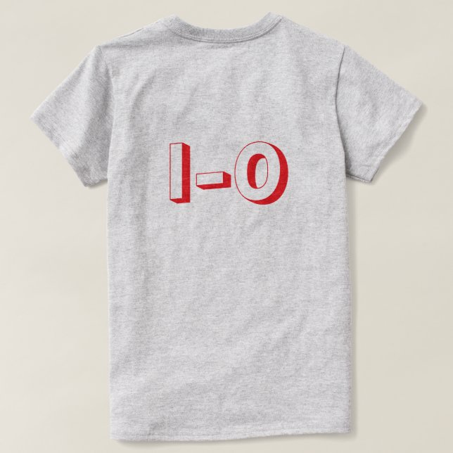 Camiseta O H I O frente e trás (Verso do Design)