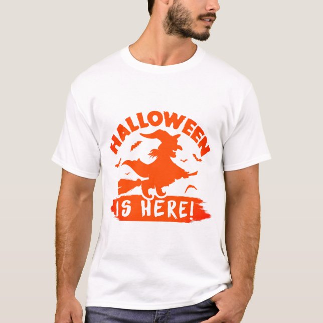 Camiseta O Halloween Chegou (Frente)