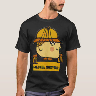 Camiseta O Halloween do Coronel Mustard Grande Rosto