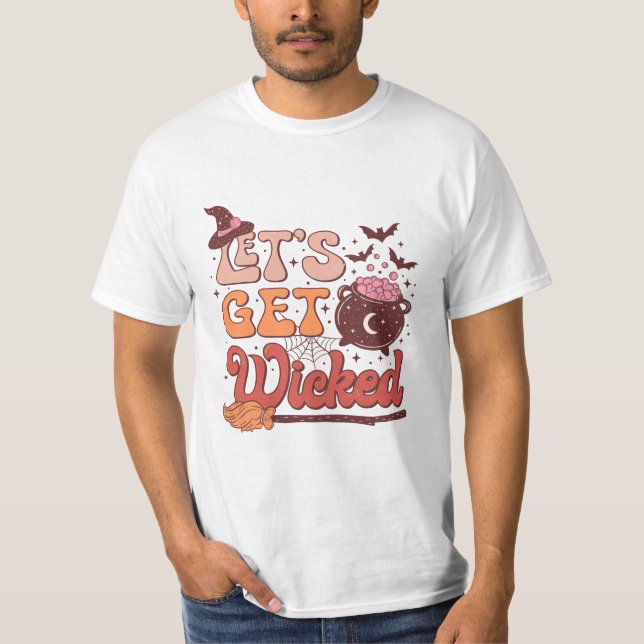 Camiseta O Halloween vai ficar doente (Frente)