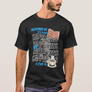 Camiseta O "Hapess" É Gato De Café Da Bacia Americana