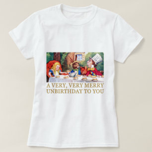 CAMISETA O HATTER LOUCO DESEJA A ALICE UMA FELIZ
