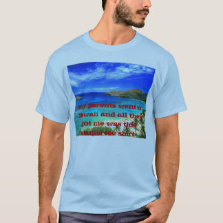 Camiseta o hawaii_text, meus pais foi a Havaí e a tudo…