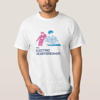 Camiseta O Heartbreaker elétrico Pink&Blue - homens