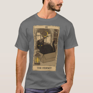 Camiseta O Hermit Cats Tarot