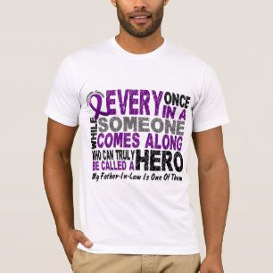 Camiseta O HERÓI do câncer de pâncreas VEM AVANTE 1 sogr