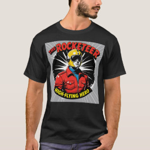 Camiseta O Herói do Rocketeer de Alto Voo