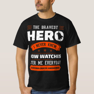 Camiseta O Herói Mais Bravo Que Eu Nunca Conheci Cancer De