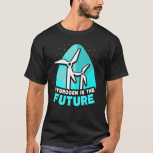 Camiseta O Hidrogênio É O Futuro Poder Energético Periódico