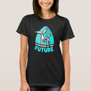 Camiseta O Hidrogênio É O Futuro Poder Energético Periódico