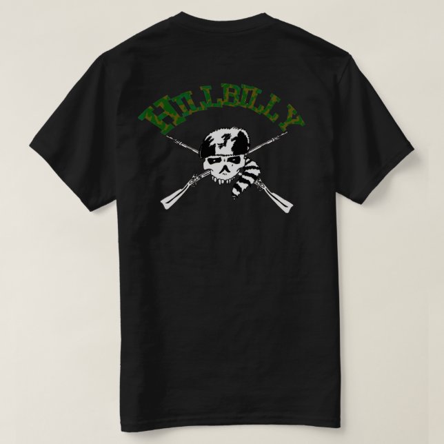 Camiseta O Hillbilly desossa Camo (Verso do Design)
