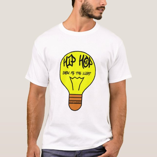 Camiseta o hip-hop é a luz (Frente)