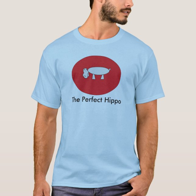 Camiseta O hipopótamo perfeito (Frente)