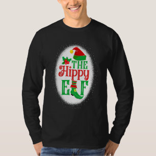 Camiseta O Hippy Elf Correspondente Família Natal Elf Desco