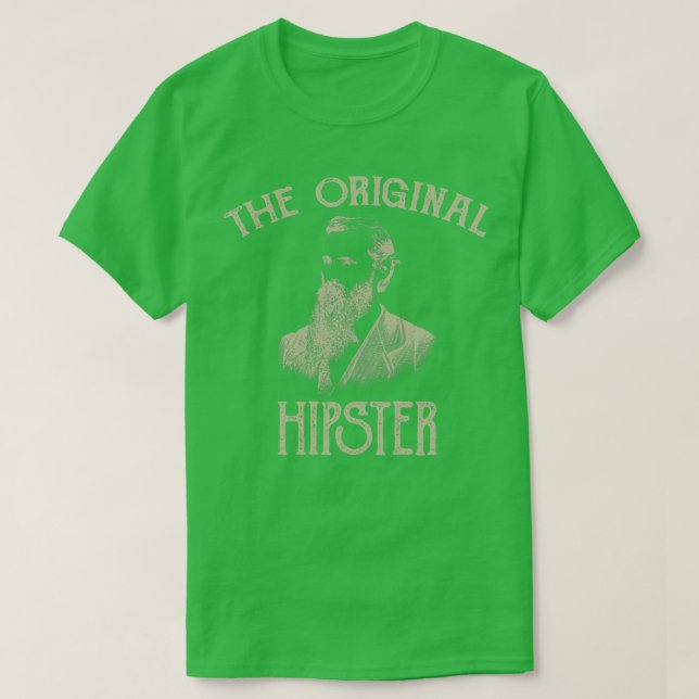 Camiseta O Hipster original (Frente do Design)