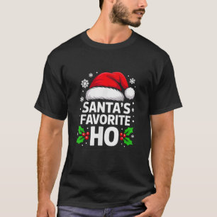 Camiseta O Ho do Papai Noel Favorito Natal Divertido