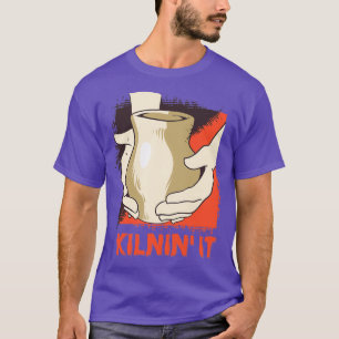 Camiseta O hobby da cerâmica Kilnin x27it funciona com vaso