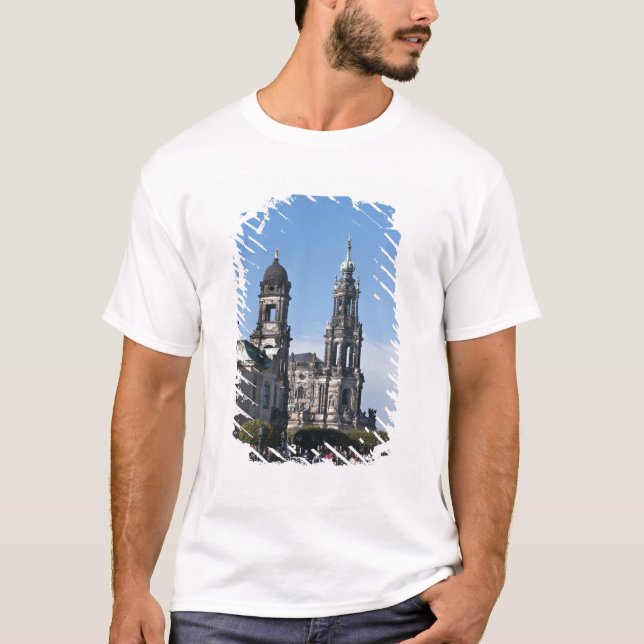 Camiseta O hofkirche (Igreja da Corte) Dresden (Frente)