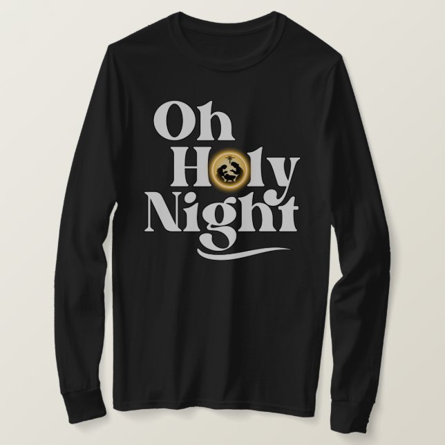 Camiseta O Holy Night T-Shirt (Frente do Design)