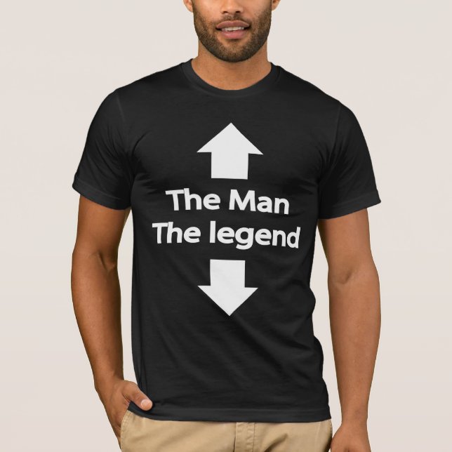 Camiseta O homem a legenda (Frente)