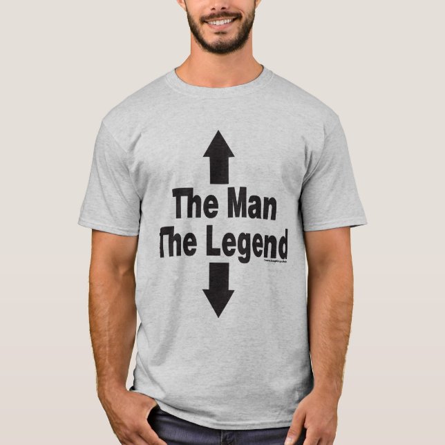 Camiseta O homem a legenda (Frente)