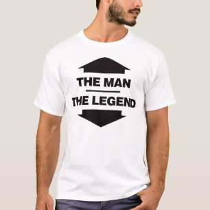 Camiseta O homem a legenda - preto