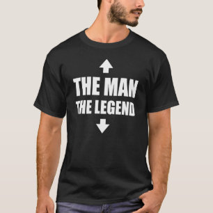 Camiseta O Homem A Lenda Arrasa O Humor Adulto Sarcástico