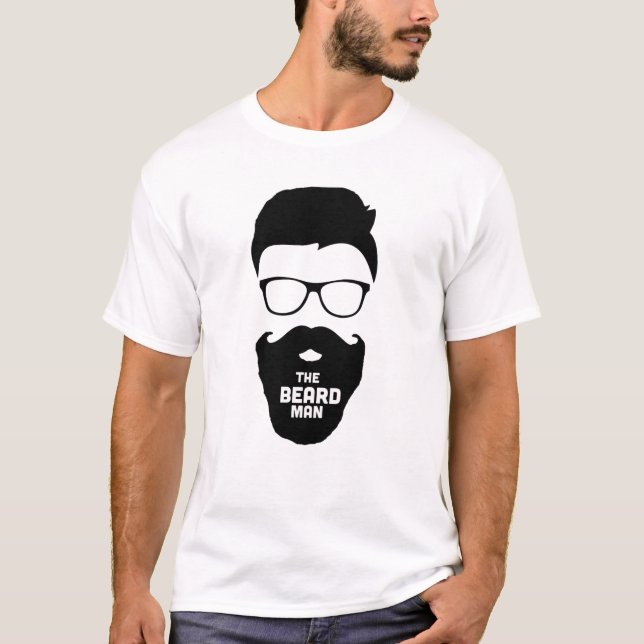 Camiseta O homem da barba (Frente)