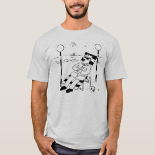 Camiseta O Homem do Lollipop está tomando banho de sol em u