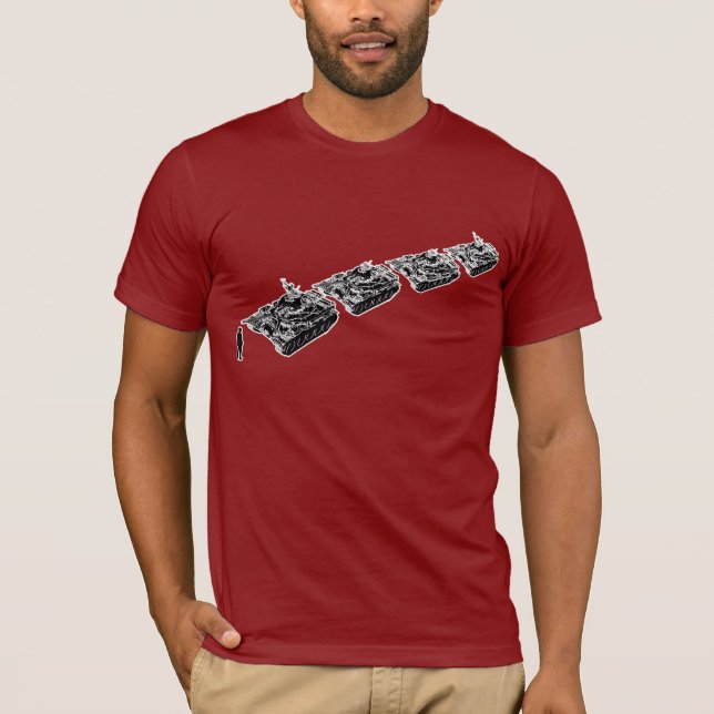 Camiseta O homem do tanque Disobey o t-shirt (Frente)