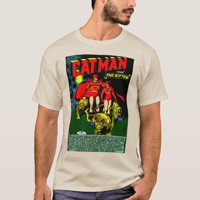 Camiseta O Homem-Gato e a Camisa-Gato (Frente)
