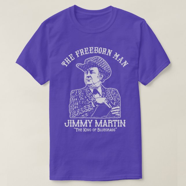 Camiseta O Homem Livre Jimmy Martin (Frente do Design)