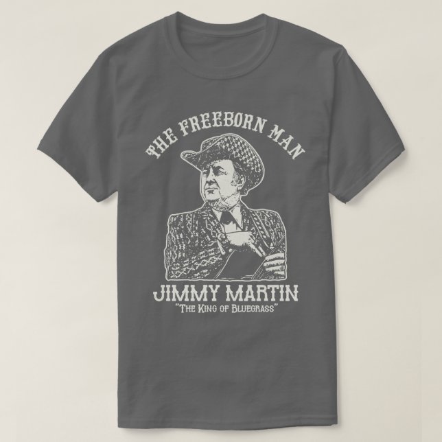 Camiseta O Homem Livre Jimmy Martin (Frente do Design)