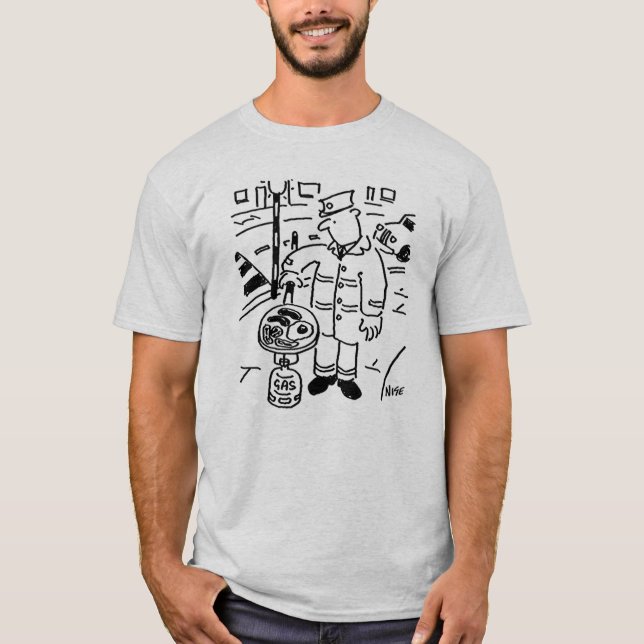 Camiseta O Homem-Lupa Cozinha O Café Da Manhã Usando Seu Lo (Frente)