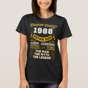 Camiseta O Homem Mama Legenda 1988 35º Aniversário Para 3