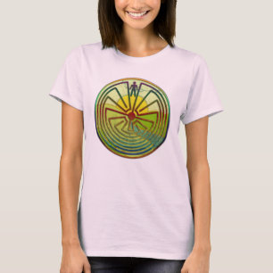 Camiseta O HOMEM NA paisagem MAZE + o seu fundo