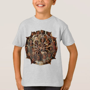Camiseta O Homem no Labirinto - estilo folclórico