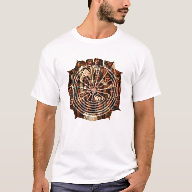 Camiseta O homem no labirinto - estilo popular (Frente)