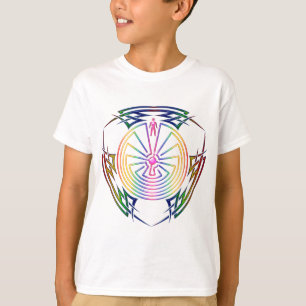 Camiseta O Homem no Maze - Tatuagem Tribal Colorido
