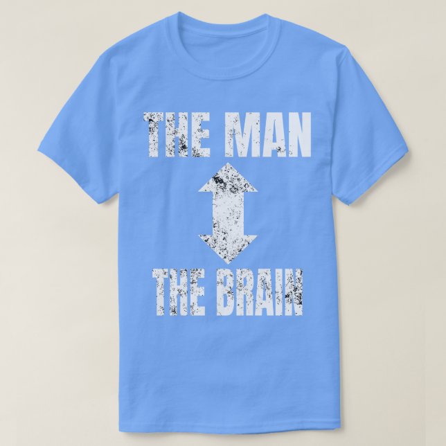 Camiseta O Homem O Cérebro (Frente do Design)