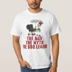 Camiseta O homem, o mito, a legenda do CHURRASCO