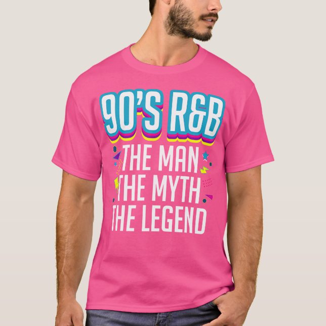 Camiseta O Homem O Mito A Lenda 90S Rb Música (Frente)