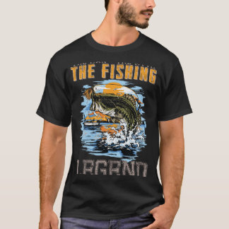 Camiseta O Homem O Mito A Lenda De Pesca v