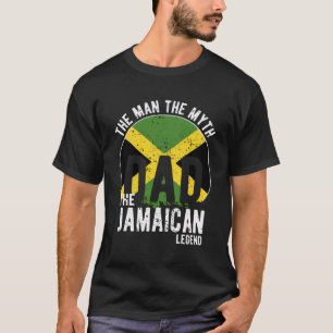 Camiseta O Homem O Mito A Lenda Jamaicana - Pai Jamaica