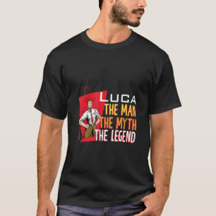 Camiseta O homem o mito a lenda Luca
